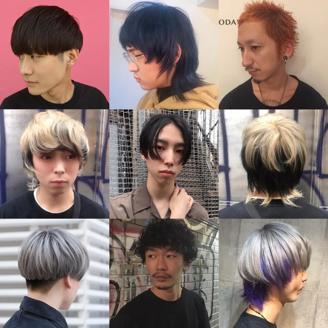 メンズ ブリーチ/ウルフ特化 渋谷カルチャー交差点のヘアスタイル