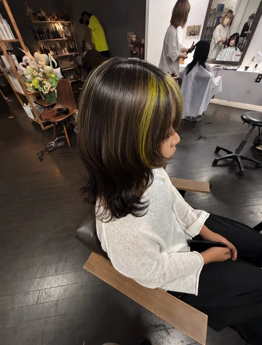 ミディアム カラー デザインカラー ヘアカラー ★NOAトレンドヘア /デザインカラー★のヘアスタイル