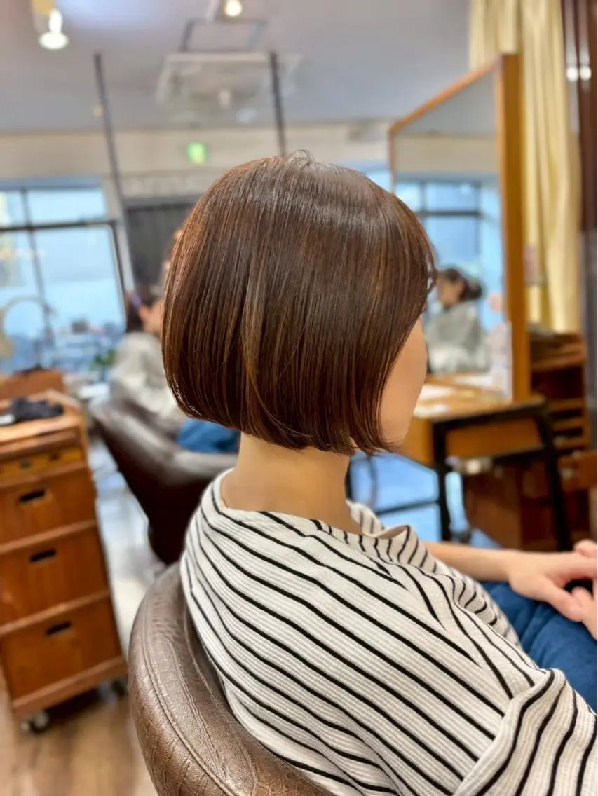 ショート ヘアカラー トリートメント みいな カラーモデル募集中！のヘアスタイル