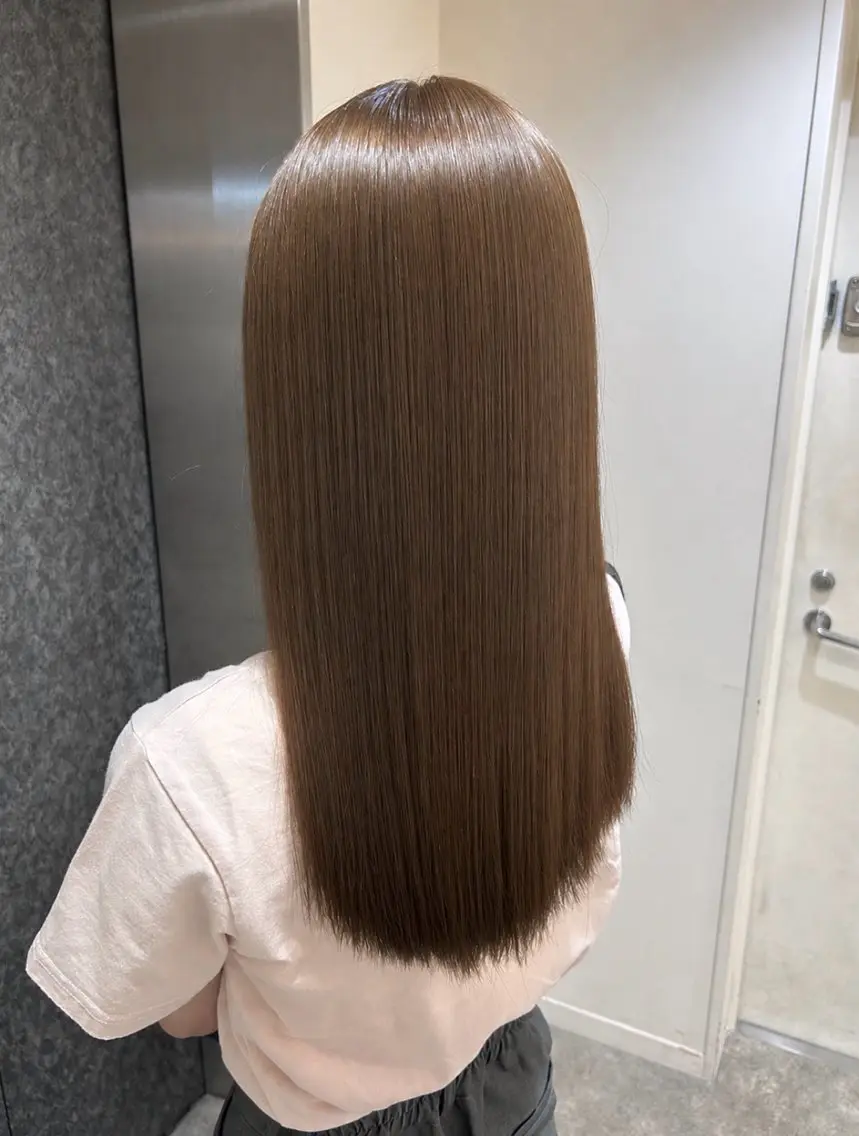 ロング ヘアカラー 髪質改善カラー/ 透明感カラーeruのヘアスタイル
