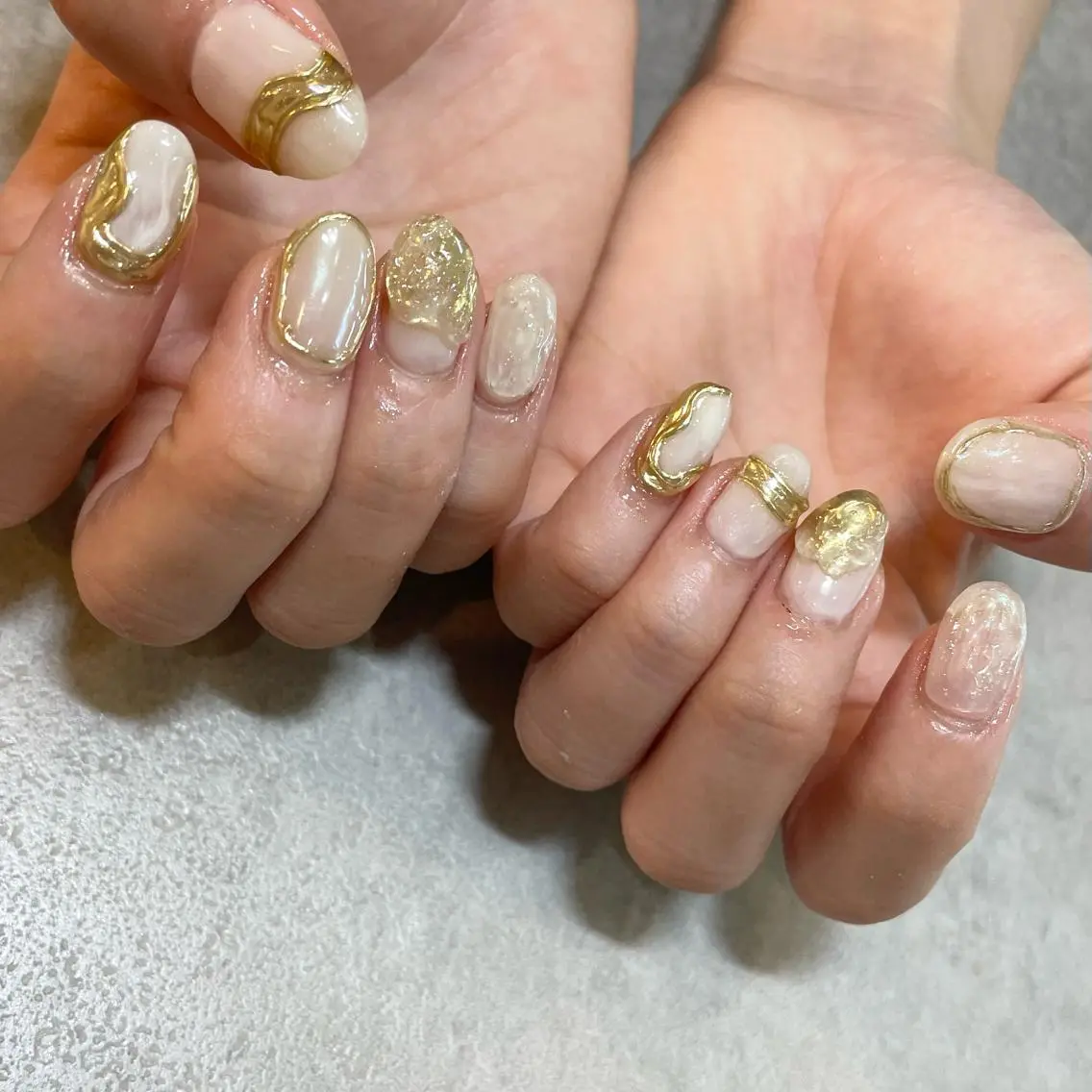 ネイル ニュアンスネイル ぷっくりネイル Nail Salon Gummi.のネイルデザイン