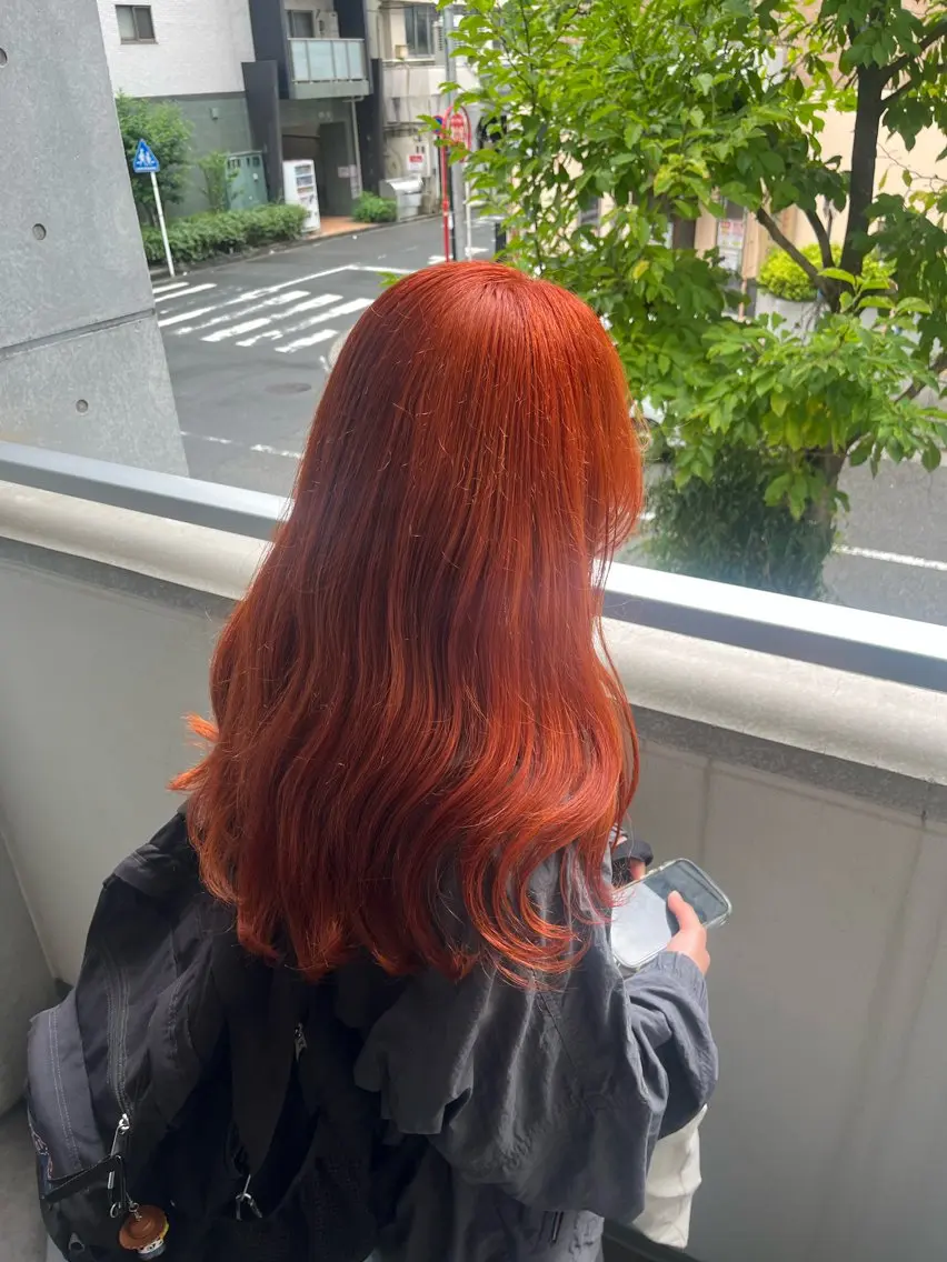 カラー ブリーチ 暖色color🥀メ ンズパーマ/Yunaのヘアスタイル