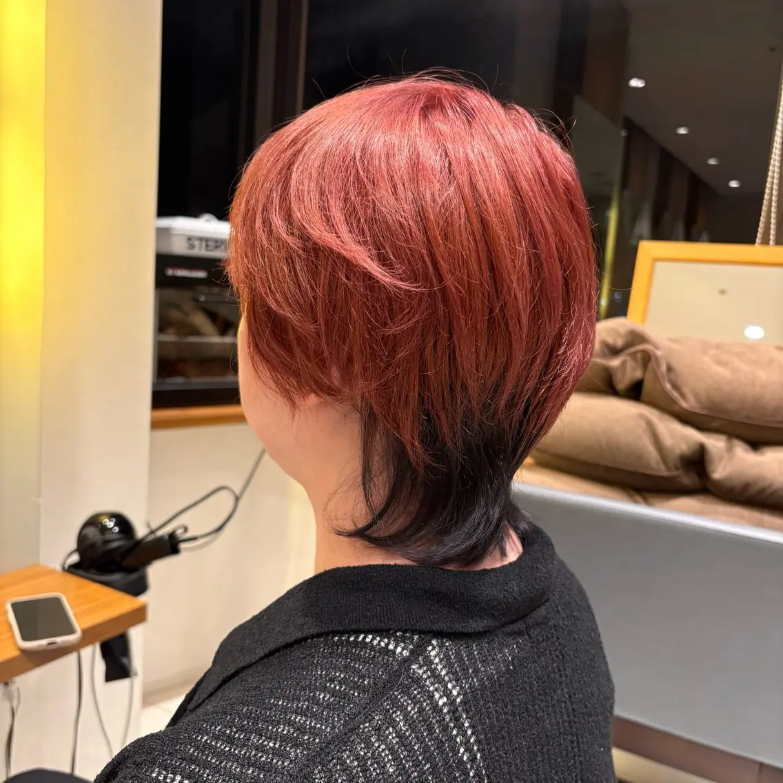 カラー 森田 玲央のヘアスタイル