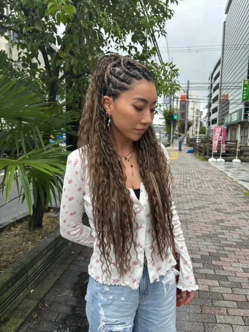 ロング ヘアアレンジ Caracore なんば店のヘアスタイル