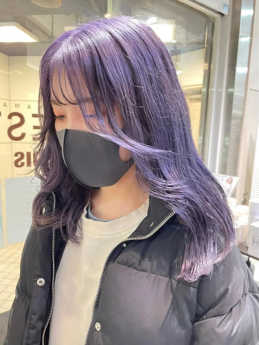 🦋Wカラー+髪質改善トリートメント🦋(ケアブリーチ付き)の写真