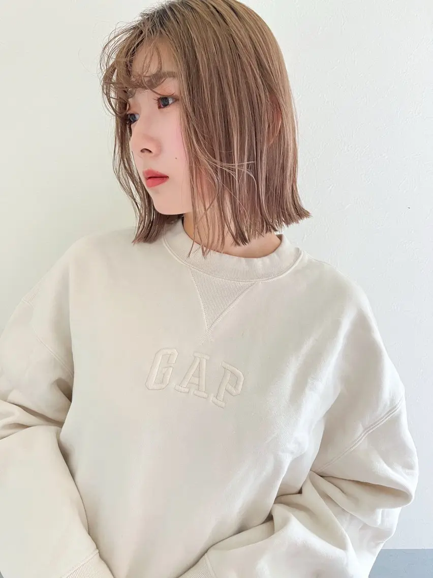 【ケアブリーチ使用◎】似合わせカット＋ブリーチありダブルカラー🧵🧶の写真