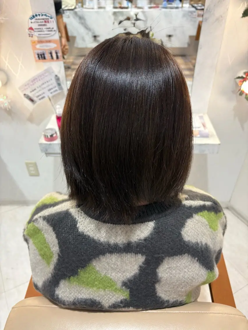 ミディアム カラー ヘアカラー 新庄 雪乃のヘアスタイル