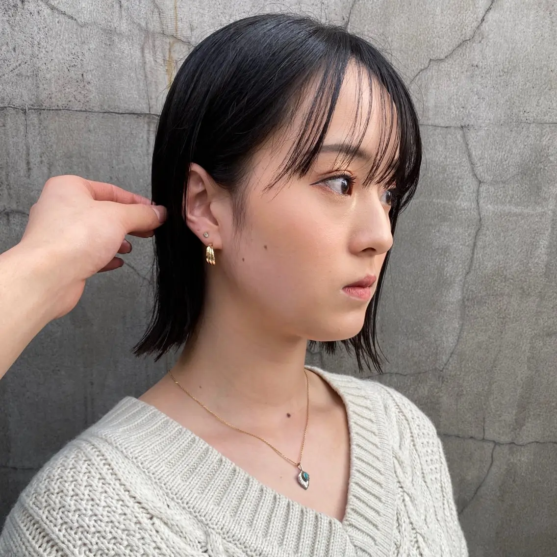 ショート ワンレンボブ ボブ カット トリートメント メンズヘア/パーマ/ SHOUTOのヘアスタイル