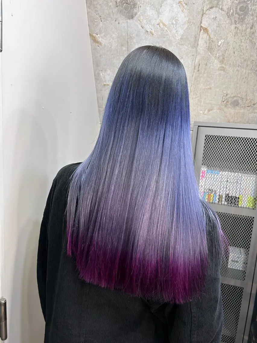 ロング カラー ブリーチ 🤍BLEN 窓🤍のヘアスタイル