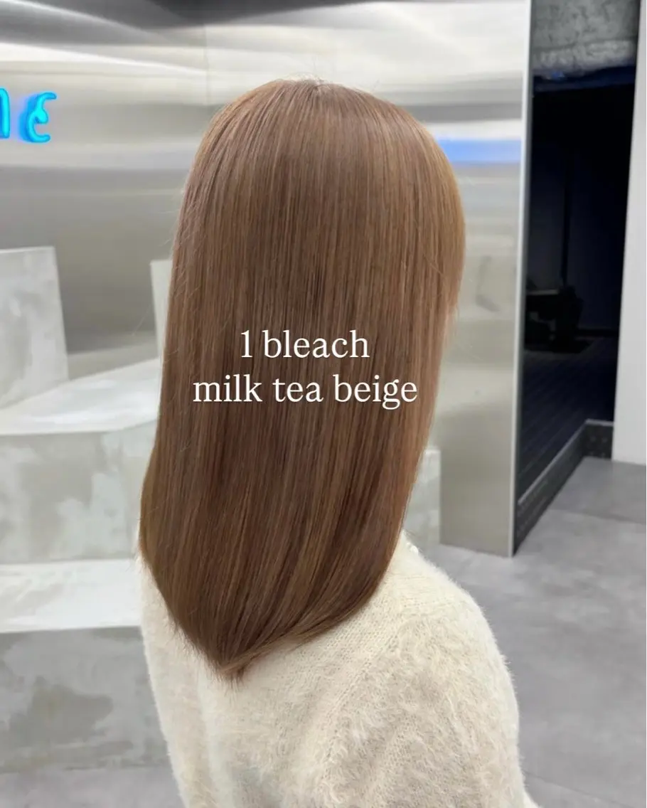 ミディアム カラー ヘアカラー 🧸🎀ブリーチ ‪栄🎀🧸かのんのヘアスタイル