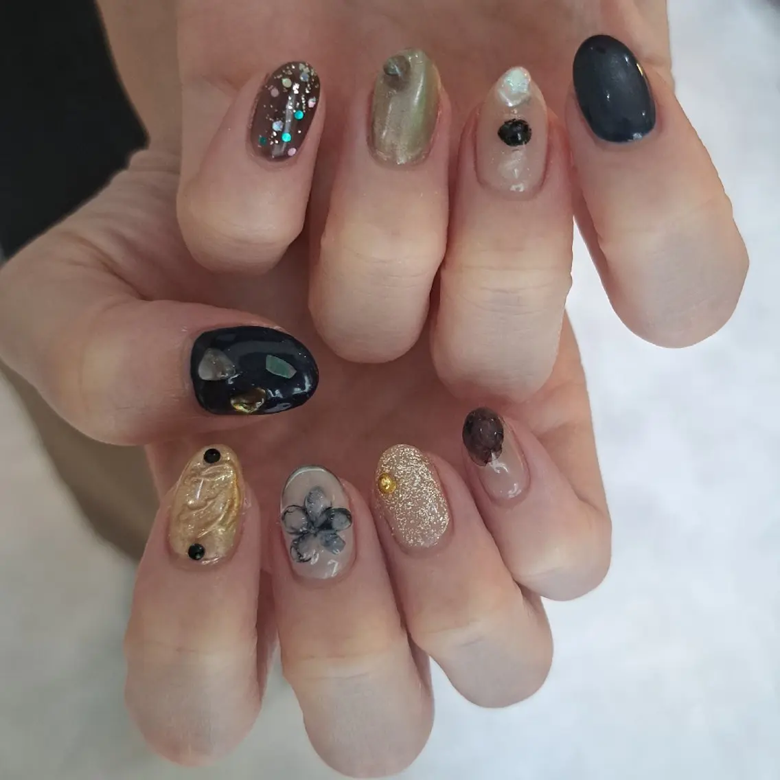 ネイル アートネイル ジェルネイル 持ち込み Nail mood デザイン持ち込みokのネイルデザイン