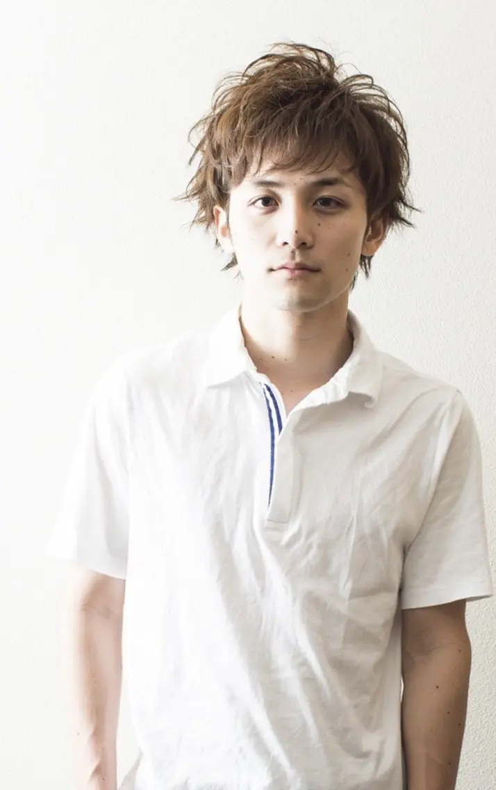 ショート カラー メンズ カット 縮毛矯正 FRISEUR/山本 美芽のヘアスタイル