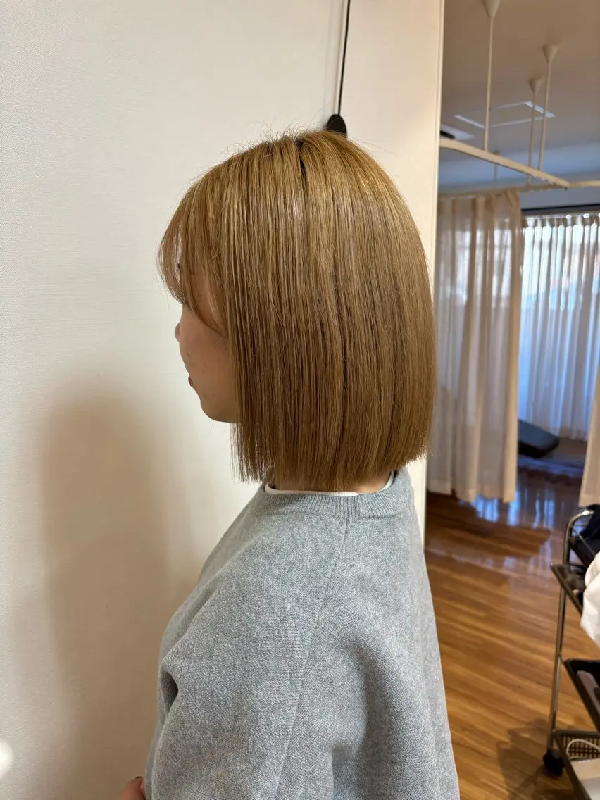 ショート 切りっぱなしボブ ボブ 【STORY】 NANAMI🍓のヘアスタイル