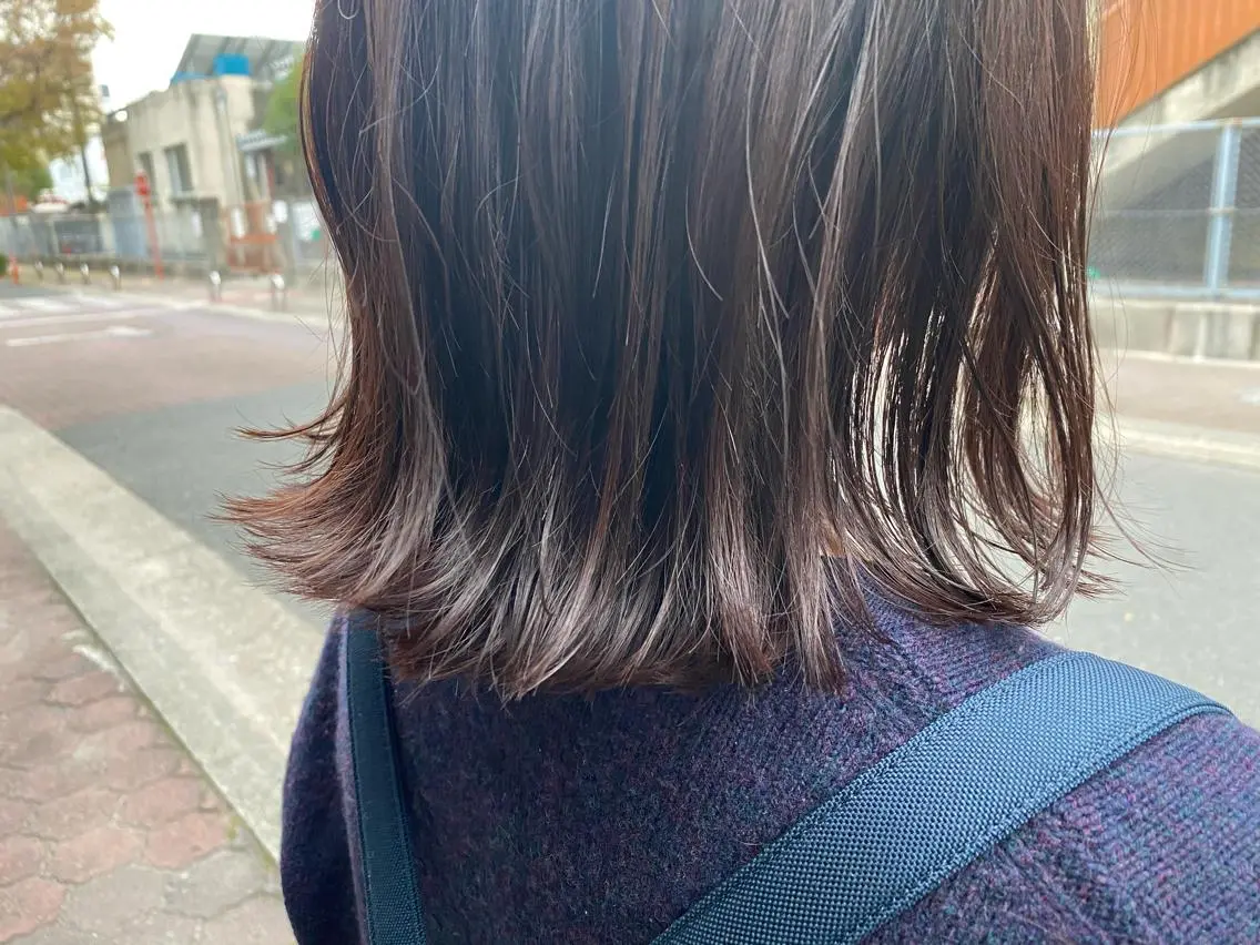 ミディアム カラー ブラウンカラー ピンクカラー ピンクブラウン 外ハネヘア CARICIA🌱 masaeのヘアスタイル