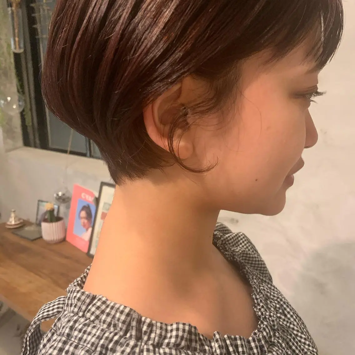 ショート カラー 西山 紗耶香🪽 透明感カラー/ボブのヘアスタイル