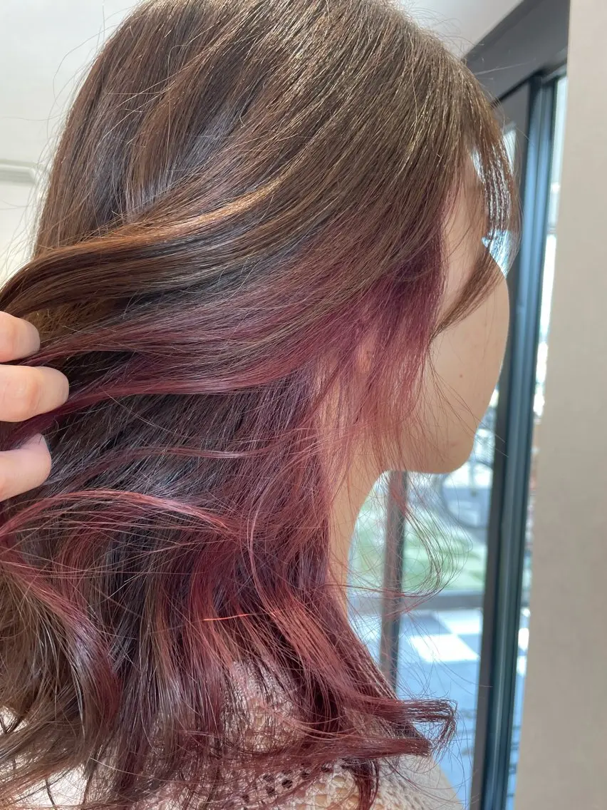 カラー 西川 夕奈のヘアスタイル