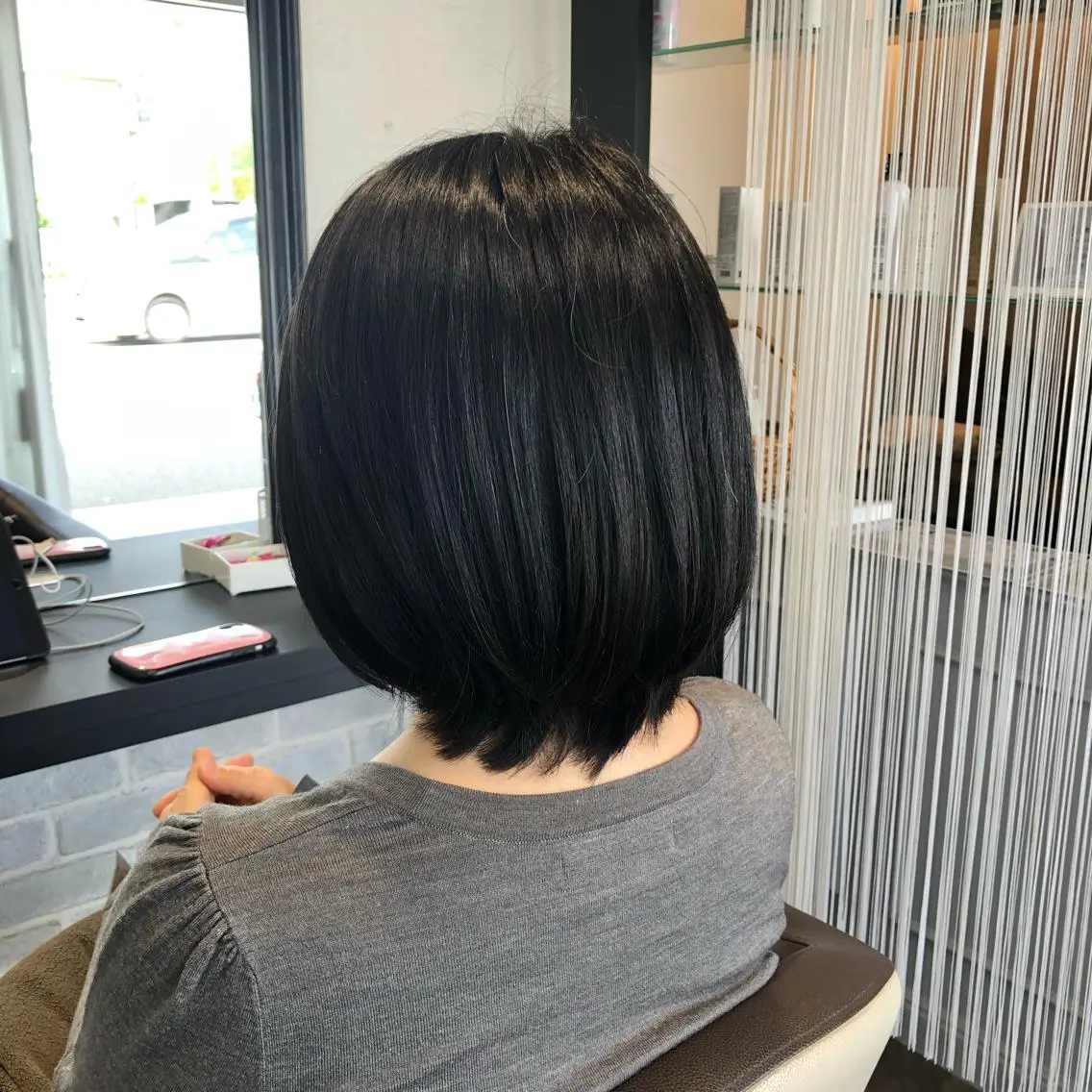 ミディアム カット ヘッドスパ 若泉 真梨のヘアスタイル