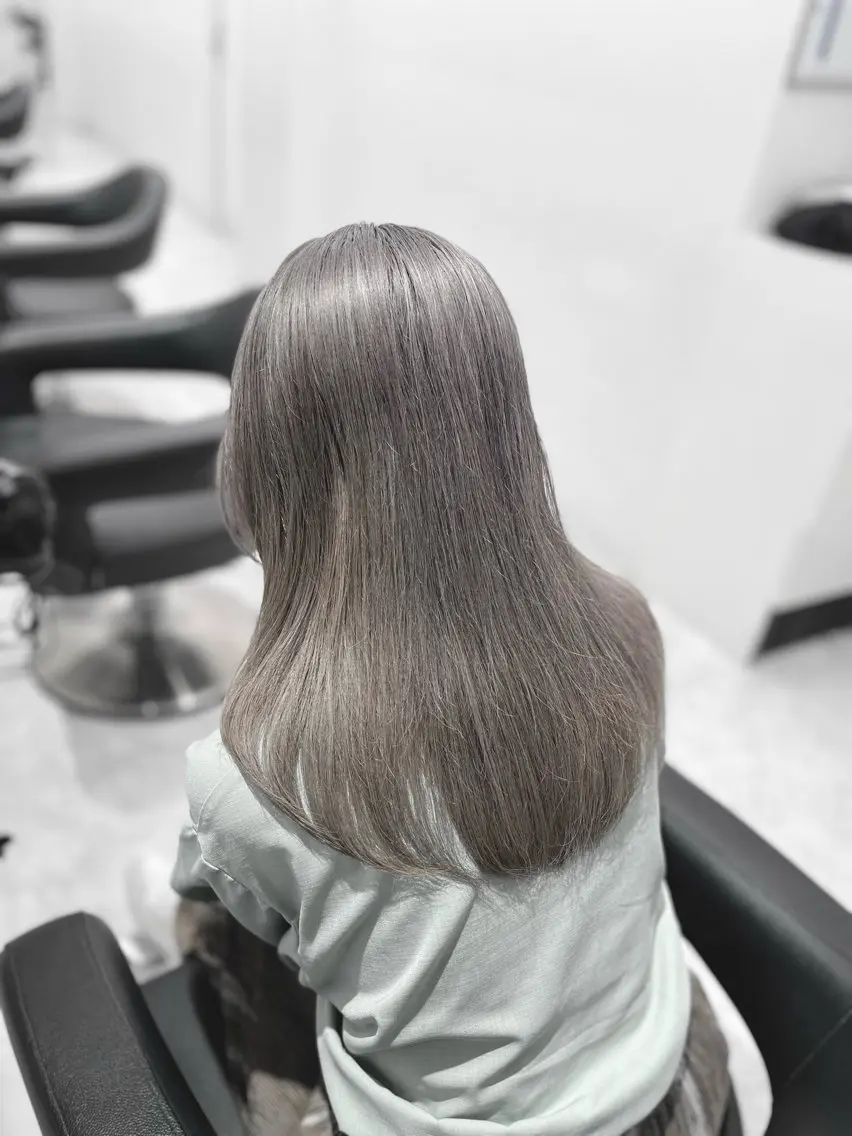 セミロング カラー ヘアアレンジ メンズ ヘアカラー トリートメント ♡ 𝐑𝐈𝐎♡のヘアスタイル