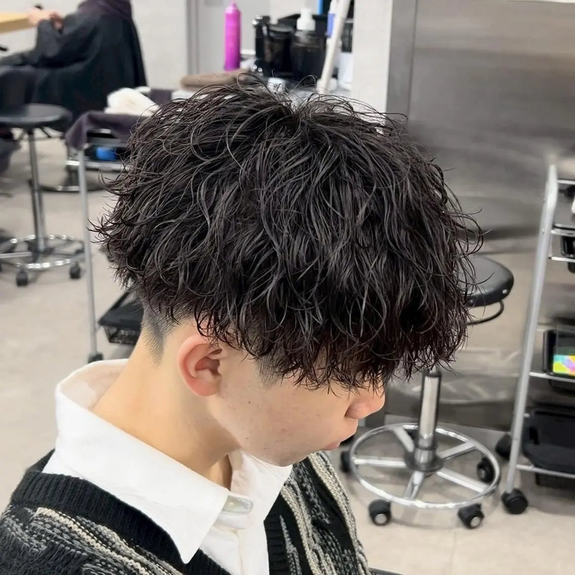 カラー 似合わせパーマ🔥 メンズ特化/渋谷のヘアスタイル