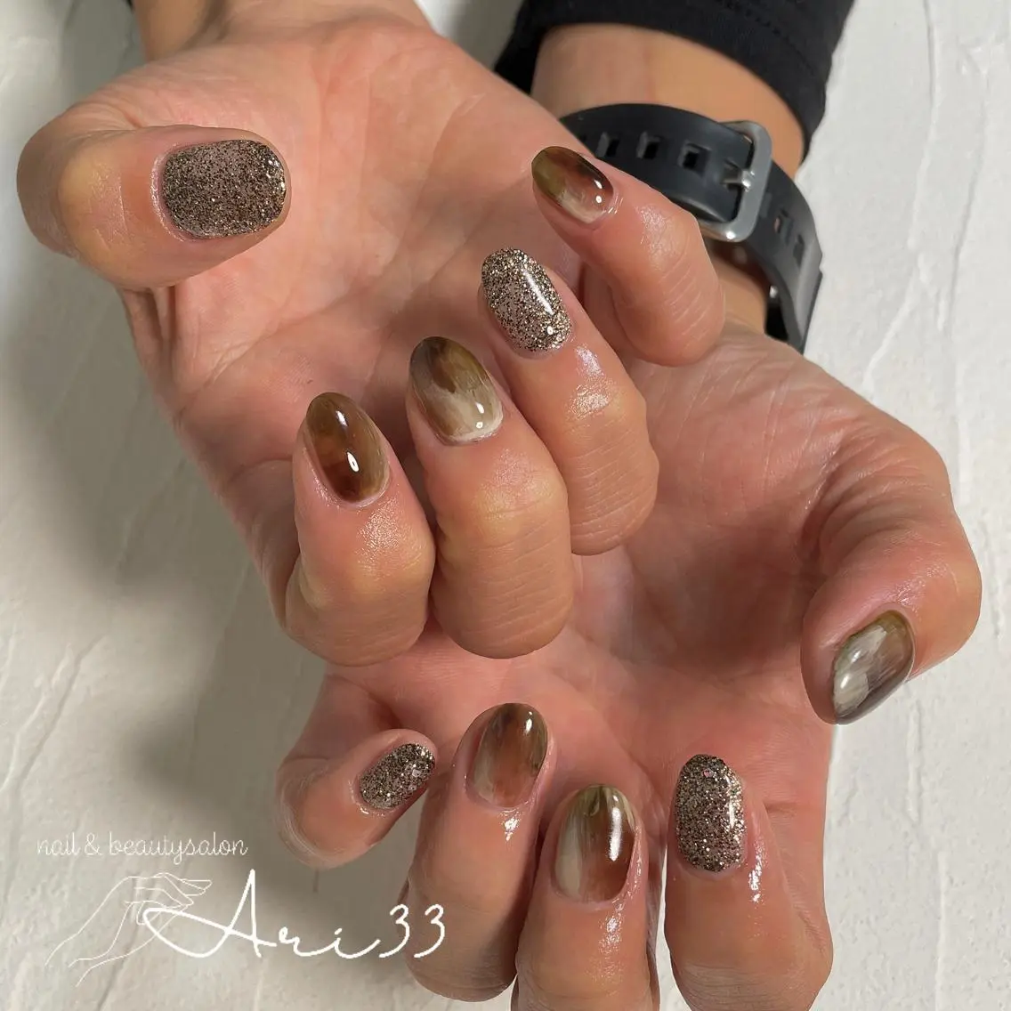 ネイル ハンドネイル プライベートサロン Ari33nailのネイルデザイン