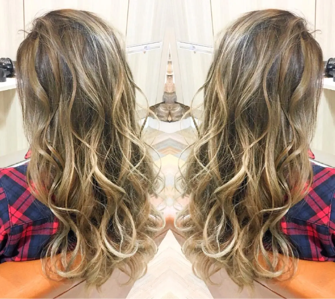 ロング 外国人風カラー レイヤーカット ❤️千葉県代表❤️ 店長❤️柿本翔一朗のヘアスタイル