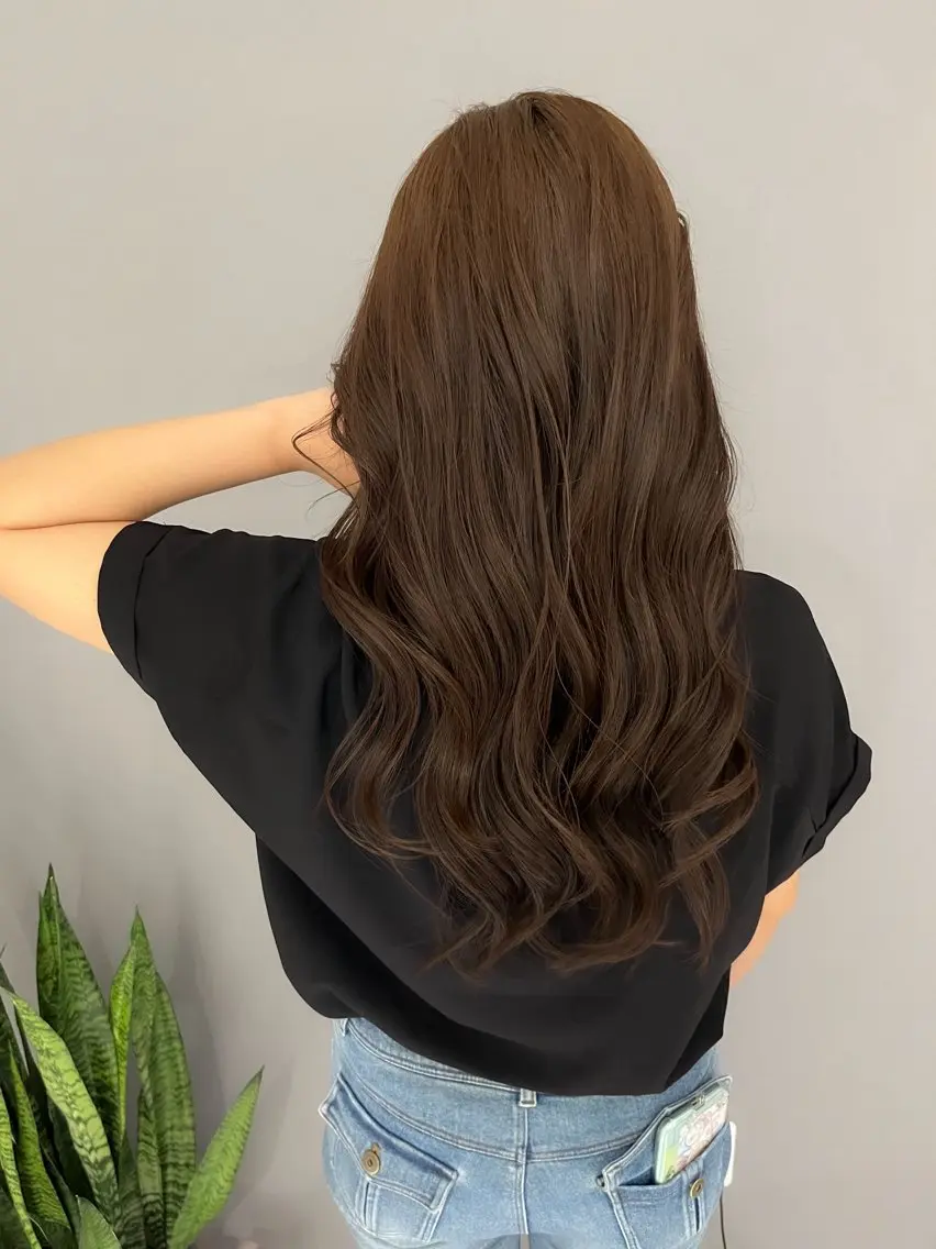 ロング カラー ヘアアレンジ カット ヘアカラー トリートメント Grow by NYNY 坂本 理輝のヘアスタイル