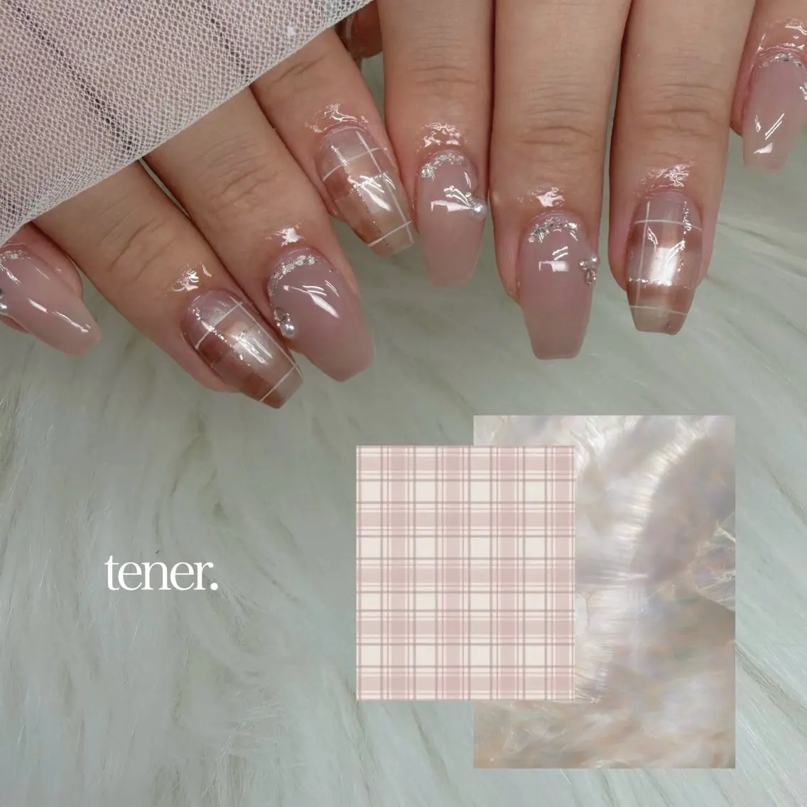 ネイル 赤色 クリスマス ハンドネイル tener 🧋yume🧋のネイルデザイン