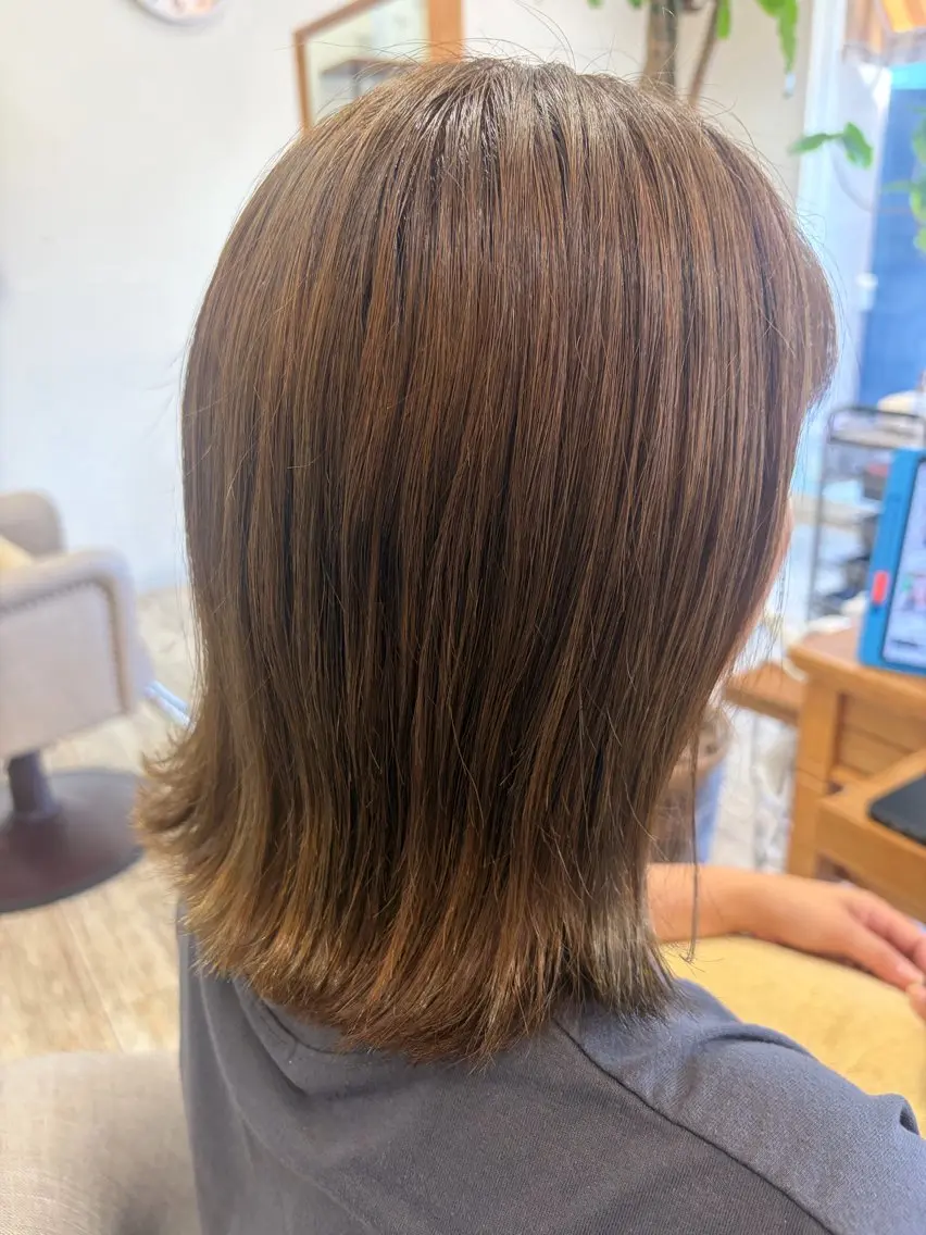ミディアム 米倉 ミユウのヘアスタイル