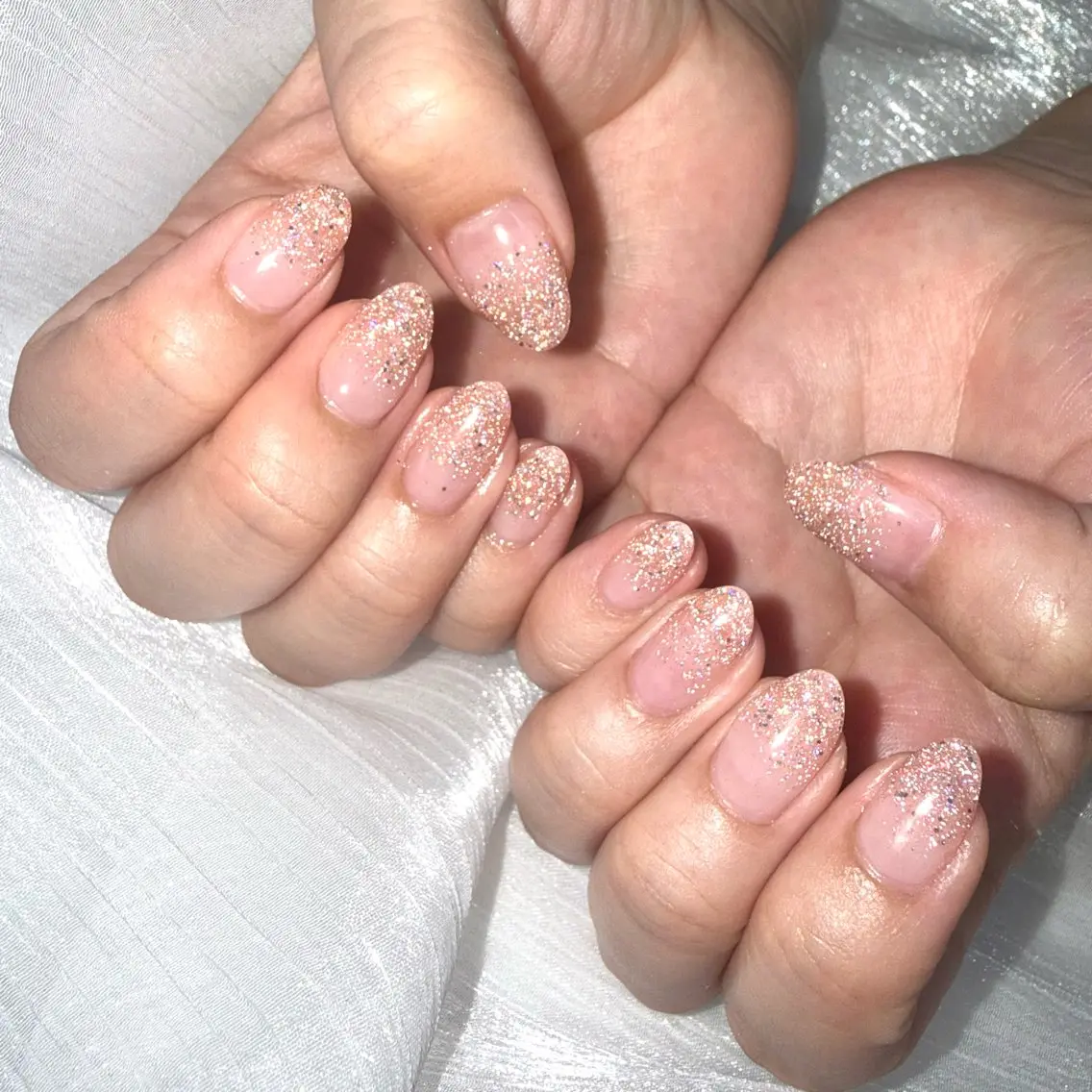 ネイル フラッシュネイル ラメ(グリッター) ハンドネイル ★Rinail... .のネイルデザイン