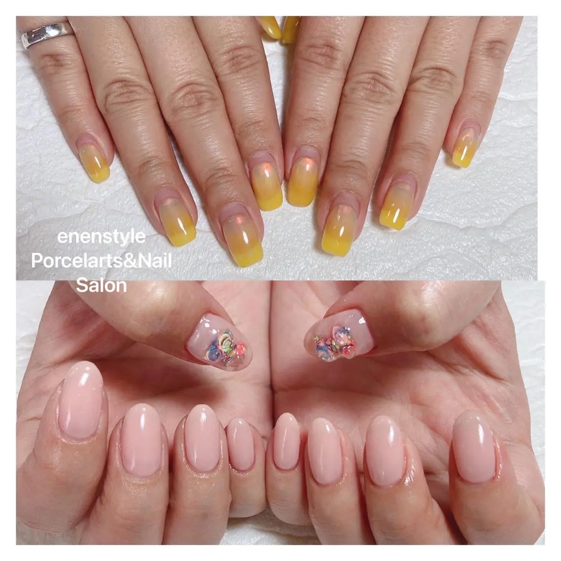 ミディアム ネイル 🐾enen style 🐾のネイルデザイン