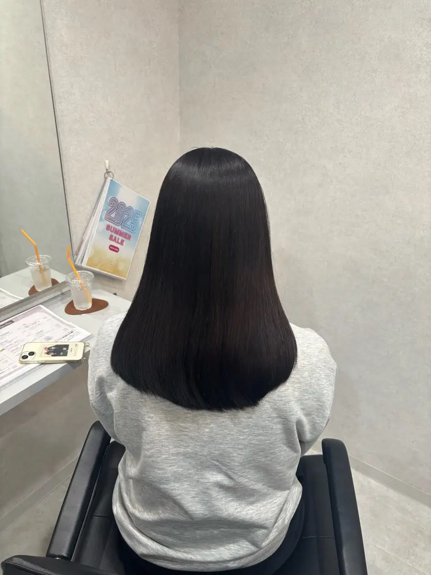 セミロング トリートメント 酸熱トリートメント 西梅田/髪質改善特化 さくら🌸のヘアスタイル