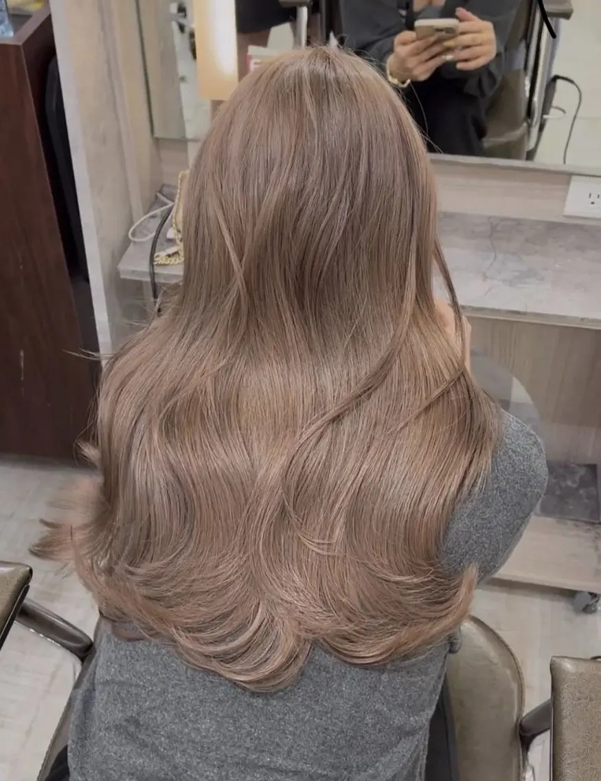 カラー 髪質改善 ヘアカラー トリートメント 🎀ツヤ髪✖︎ 暖色🎀RYUKAのヘアスタイル