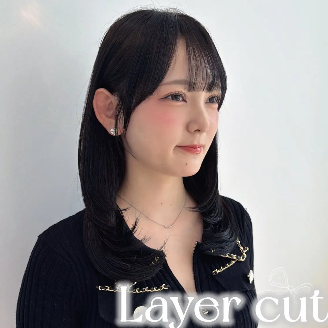 セミロング レイヤーカット カット ヘアカラー トリートメント 🩵HIYORI /栄/レイヤーカットのヘアスタイル