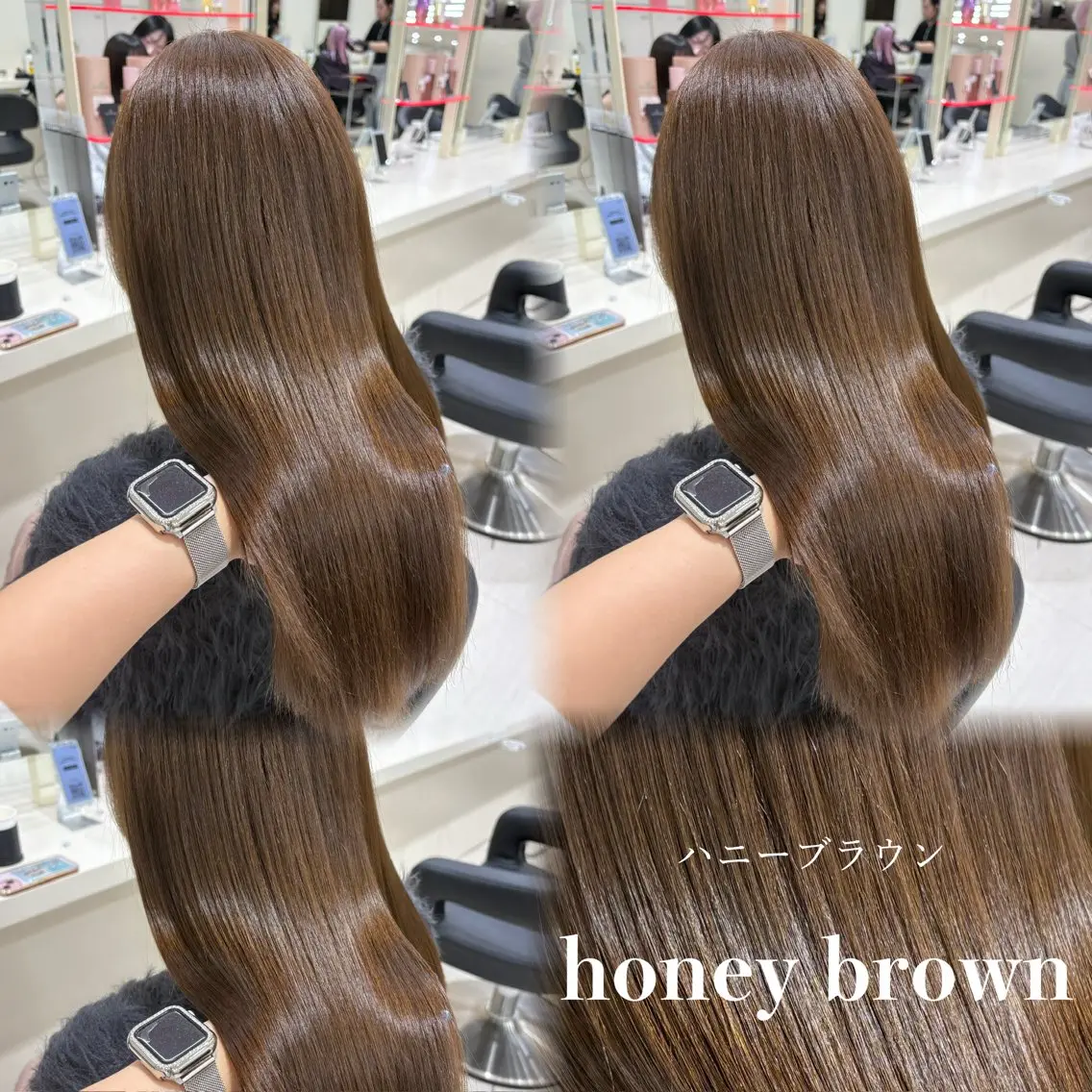 ロング カラー ヘアカラー トリートメント 💕мei 透明感カラー💕のヘアスタイル