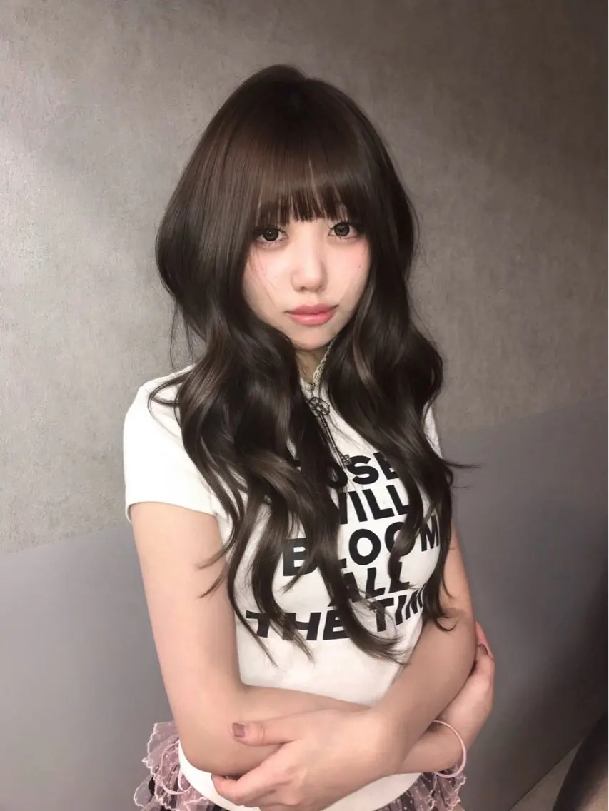 ロング ヘアカラー トリートメント mao 福岡美容師/韓国ヘアのヘアスタイル