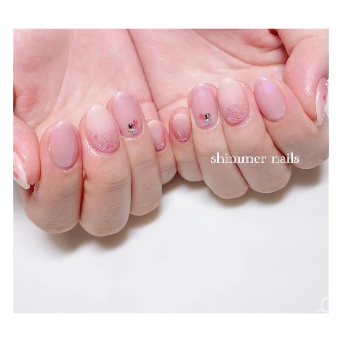 ネイル 桜ネイル shimmer nailsのネイルデザイン