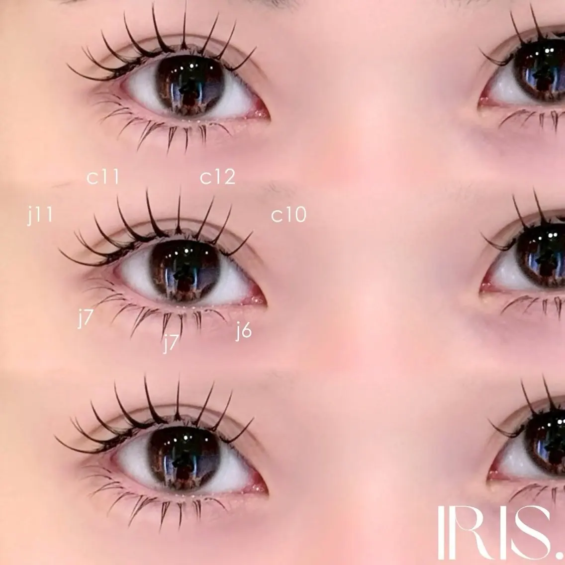 マツエク・マツパ IRIS. nonokaのマツエク・マツパデザイン