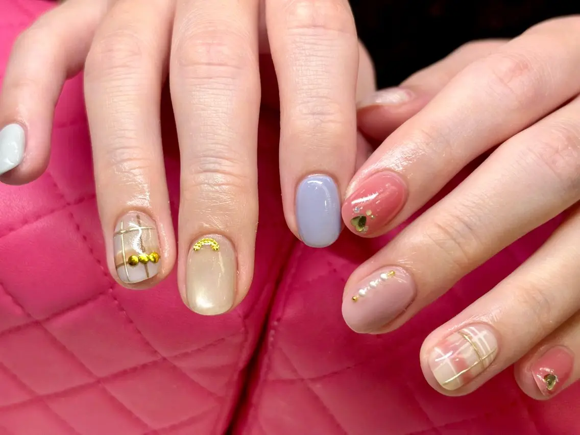 ネイル 持ち込み ニュアンスネイル ハンドネイル ハンドケア ETE LUNA NAILのネイルデザイン