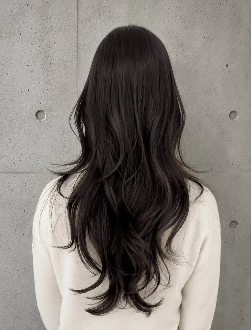 セミロング カラー ヘアアレンジ グレージュ くびれヘア 顔まわりレイヤー ハッシュカット 韓国風ヘア 🌫️大人韓国ヘア 🌫️naoyaのヘアスタイル