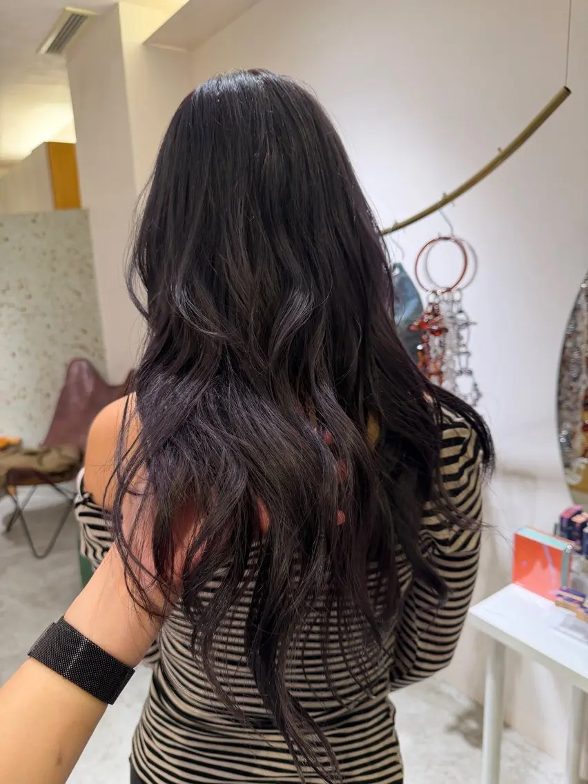 ロング カラー ブリーチ 透明感カラー ダブルカラー グレージュ ハイトーンカラー ヘアカラー yuki/ブリーチ /デザインカラーのヘアスタイル