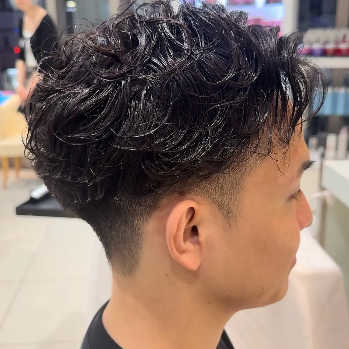 パーマ メンズ メンズパーマ メンズ縮毛矯正 ♠️店長下平隼人のヘアスタイル