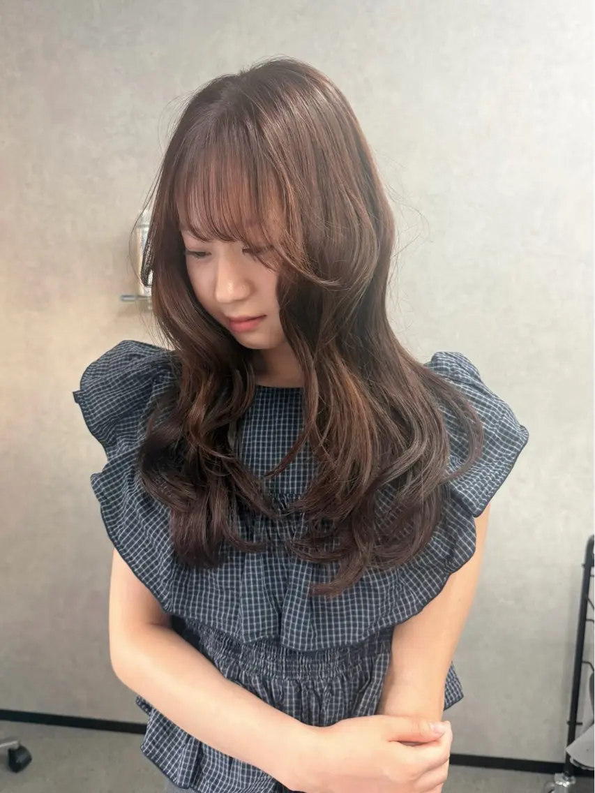 ロング カラー ヘアカラー アヤカ （AYAKA）のヘアスタイル