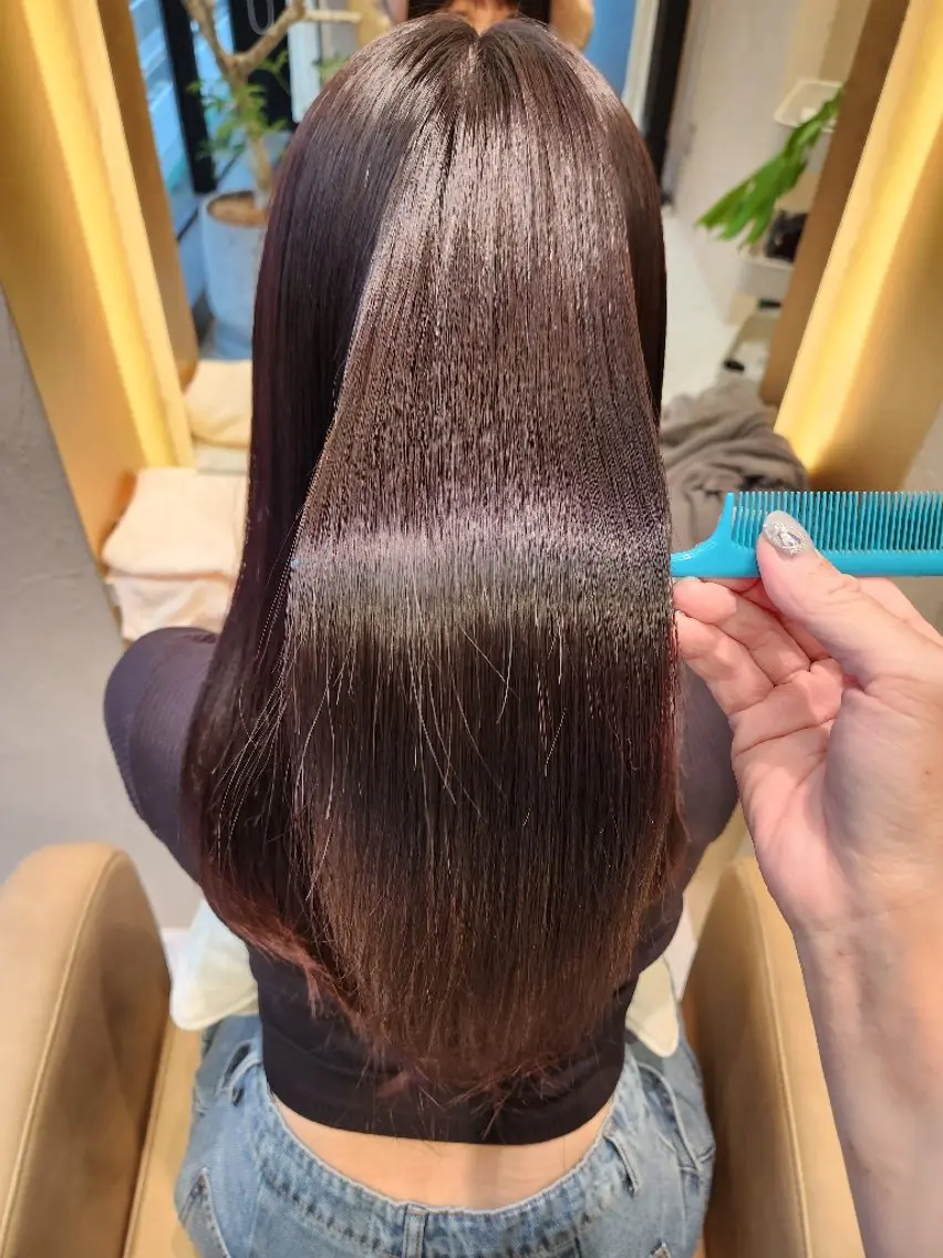 ロング パーマ あかね☆ヘアアレンジ /ボブ/縮毛矯正のヘアスタイル