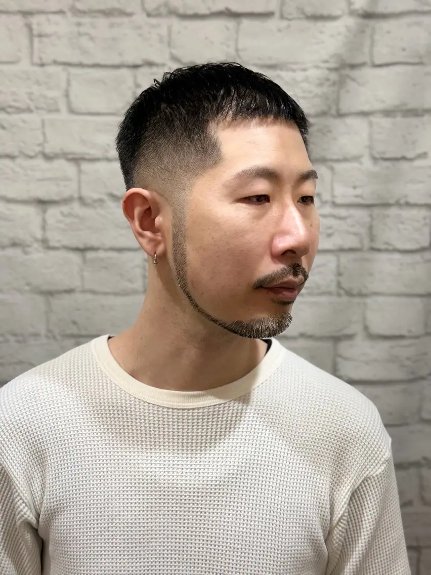ショート メンズ 新崎 彩翔のヘアスタイル