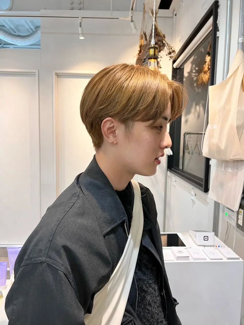 ショート カラー メンズ カット 松坂 真衣のヘアスタイル