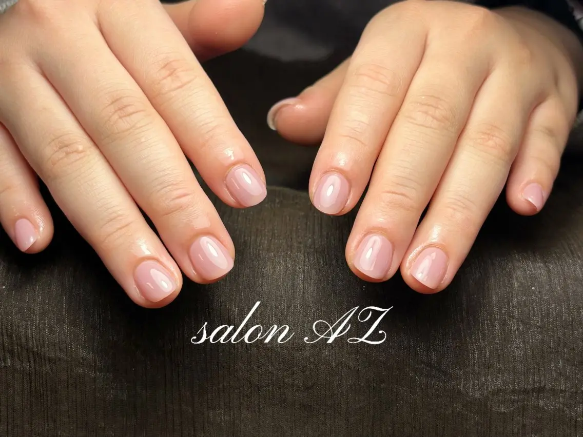 ネイル 長さ出し フットネイル フレンチネイル マグネットネイル ニュアンスネイル salon AZのネイルデザイン