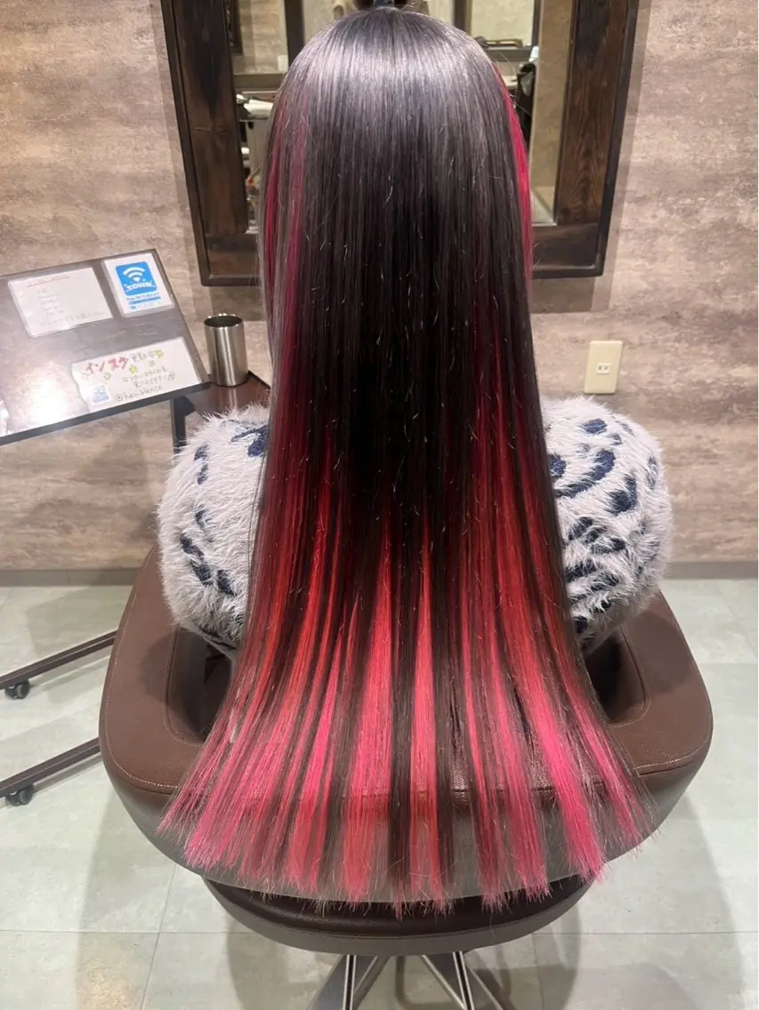 ロング カラー ベージュカラー ブリーチ ブルーカラー ダブルカラー グラデーションカラー 🫟Blanco🫟 Color&Careのヘアスタイル
