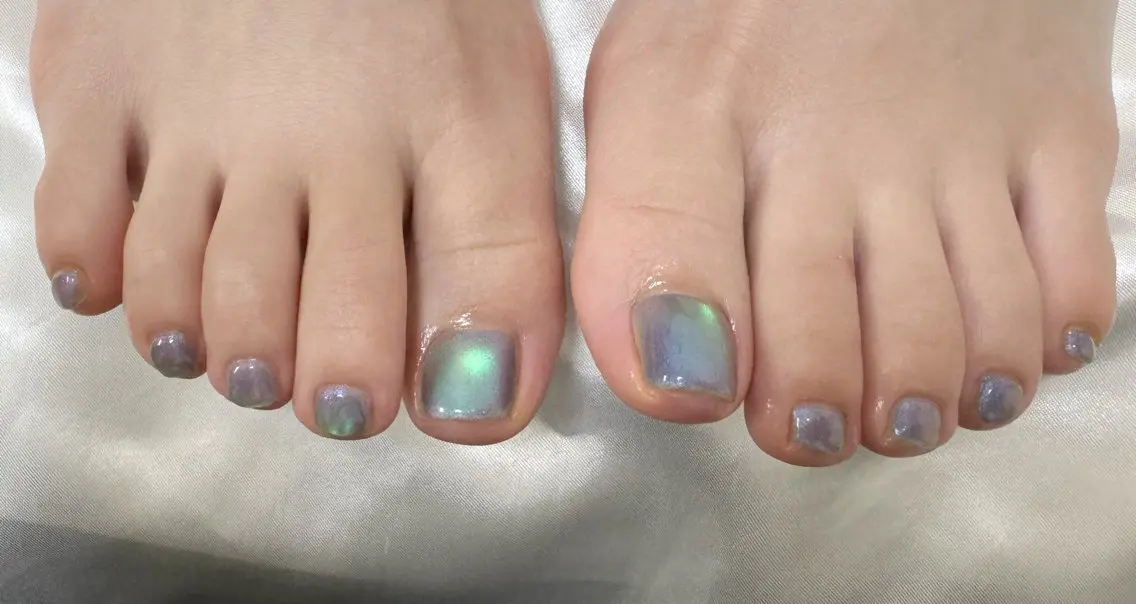 ネイル マグネットネイル フットネイル Amule nailのネイルデザイン