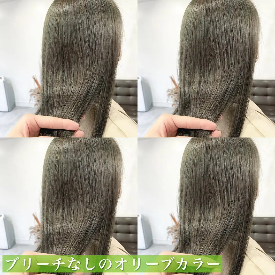 ミディアム カラー ショートボブ ミディアムパーマ アクアカラー アッシュ アッシュグレー navile原宿 yumaのヘアスタイル