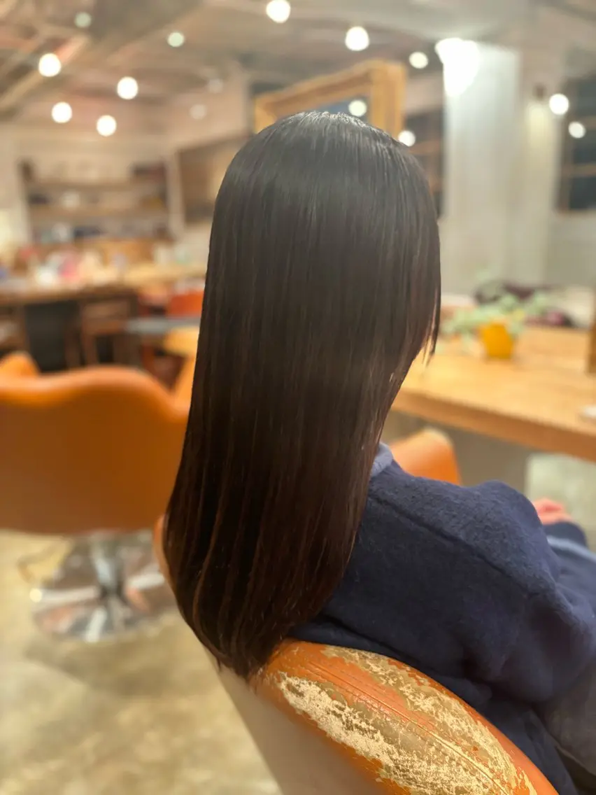 パーマ 髪質改善カラー ベージュ🤎YUMEのヘアスタイル